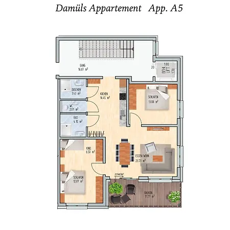 Lejlighedshotel Damuels Appartements